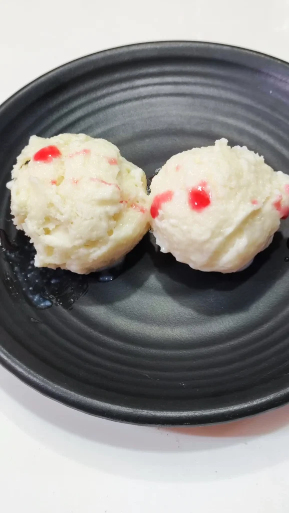 Tender coconut ice cream vertical